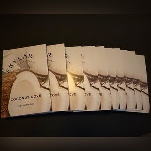 SKYLAR CLEAN BEAUTY Coconut Cove EDP 1.5 mL Sample X 10 lot Parfum Fragrance